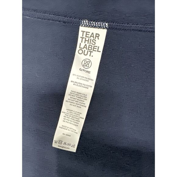 WOMENS G/FORE G4 GRAY FULL ZIP TECH FLEECE LINED GOLF VEST LOGO POCKETS SMALL - Picture 13 of 13